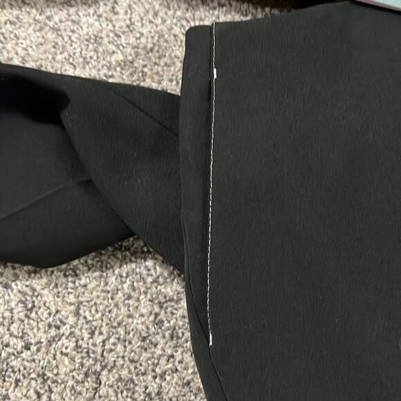 NWT PROENZA SCHOULER Technical Wool Suiting Crop Flare Pants Black 2 - Picture 7 of 7